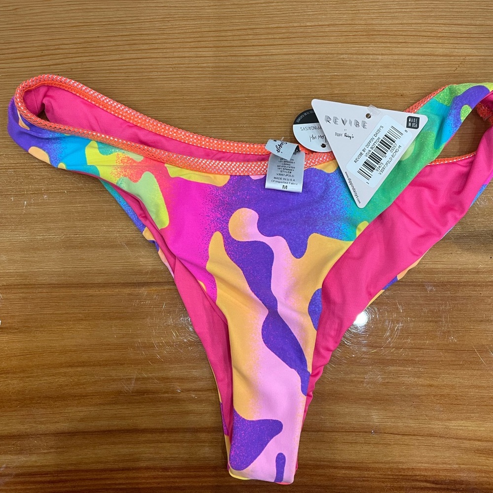 Dippin’ Daisies Colorful Camo Bikini Bottoms